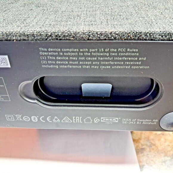 IKEA Eneby 20   E1720 Bluetooth Speaker With Wallmount-Battery-Power Cord-Manual - Picture 12 of 14